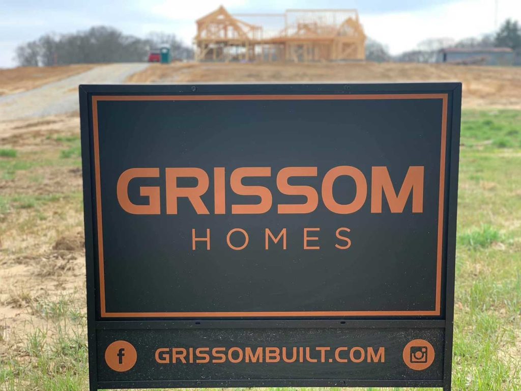 Grissom Homes Sign